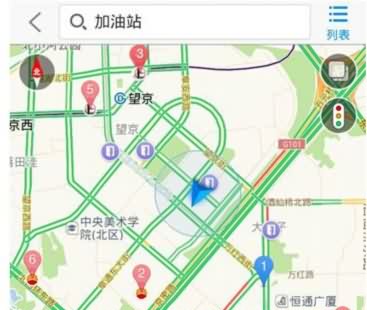 地图标注加油站部标支撑中沿查问